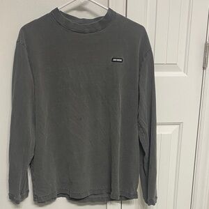 Joah Brown Gray Long Sleeve Tee